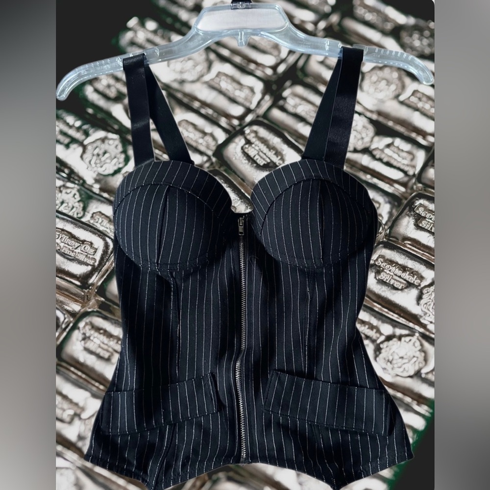 Spirit Halloween Adult Gangster Corset - Size Women’s XS